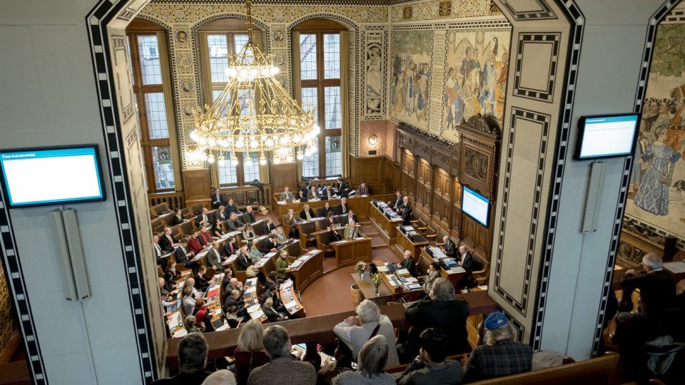 Blick in den Grossratssaal